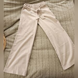 Abercrombie Kids Light Tan Wide-Leg Pants